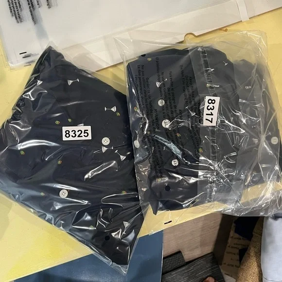 NWT Large J. Crew Classic Navy Shirt with Martini Glass All Over Print - Picture 10 of 10